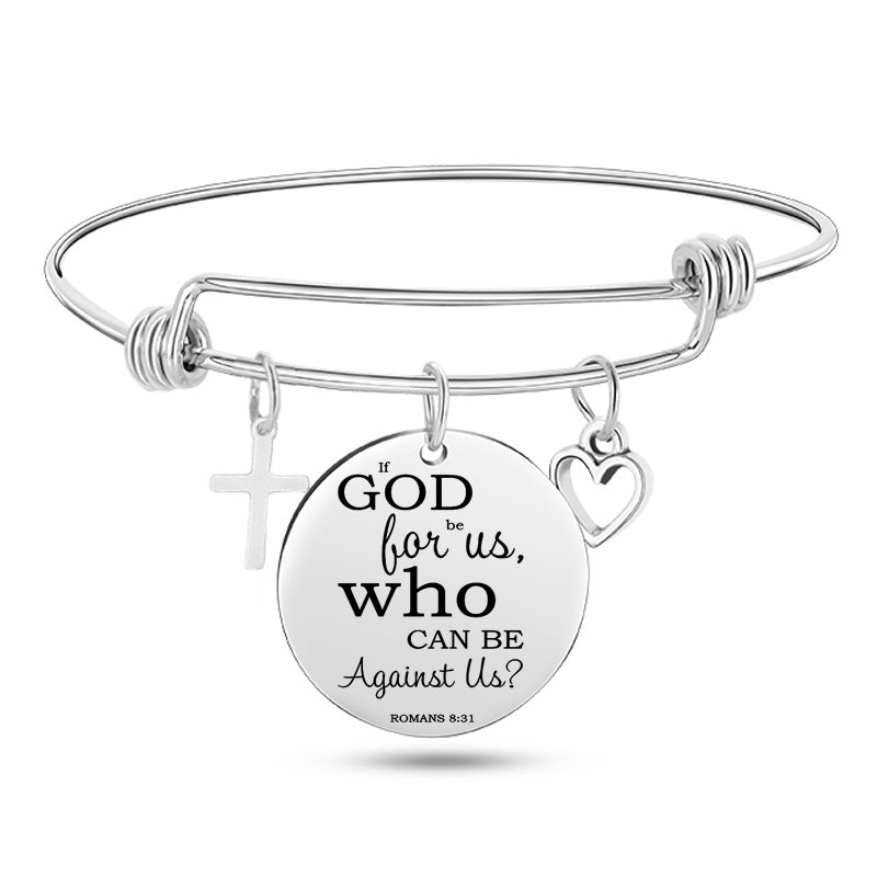 Bible Scripture Bangle Bracelet