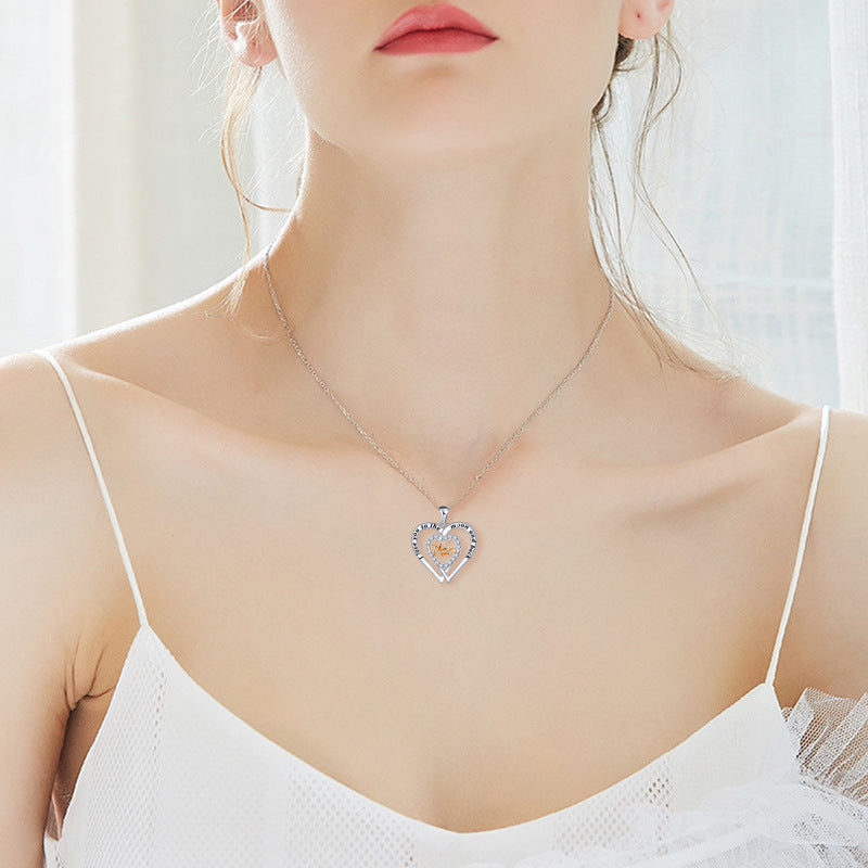 I Love You Mom Necklace