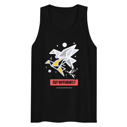 "Cut Differently" Mens Workout Top