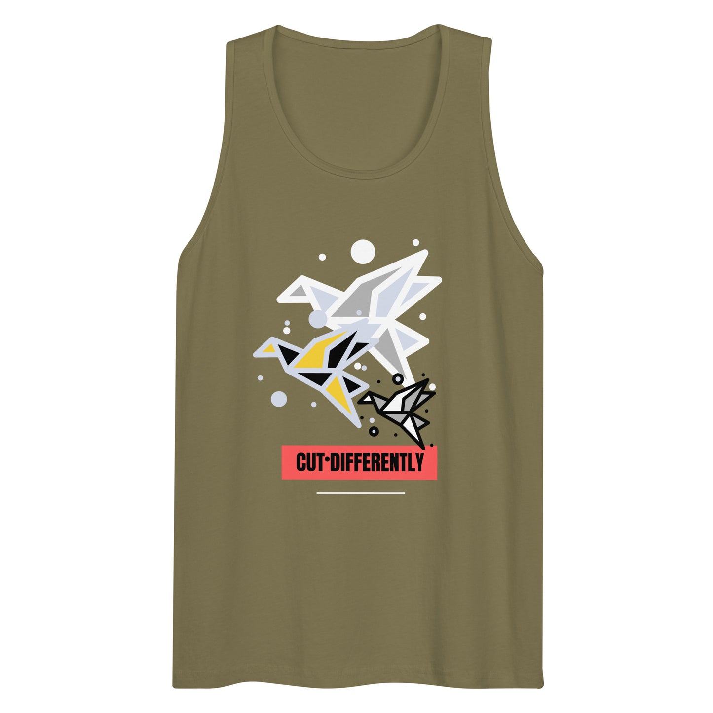 "Cut Differently" Mens Workout Top