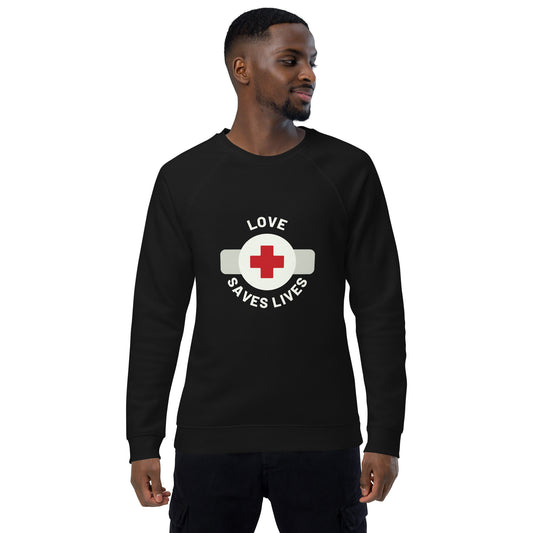 "Love Saves Lives" Organic Fleece