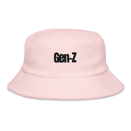 "Gen Z" Terry cloth bucket hat