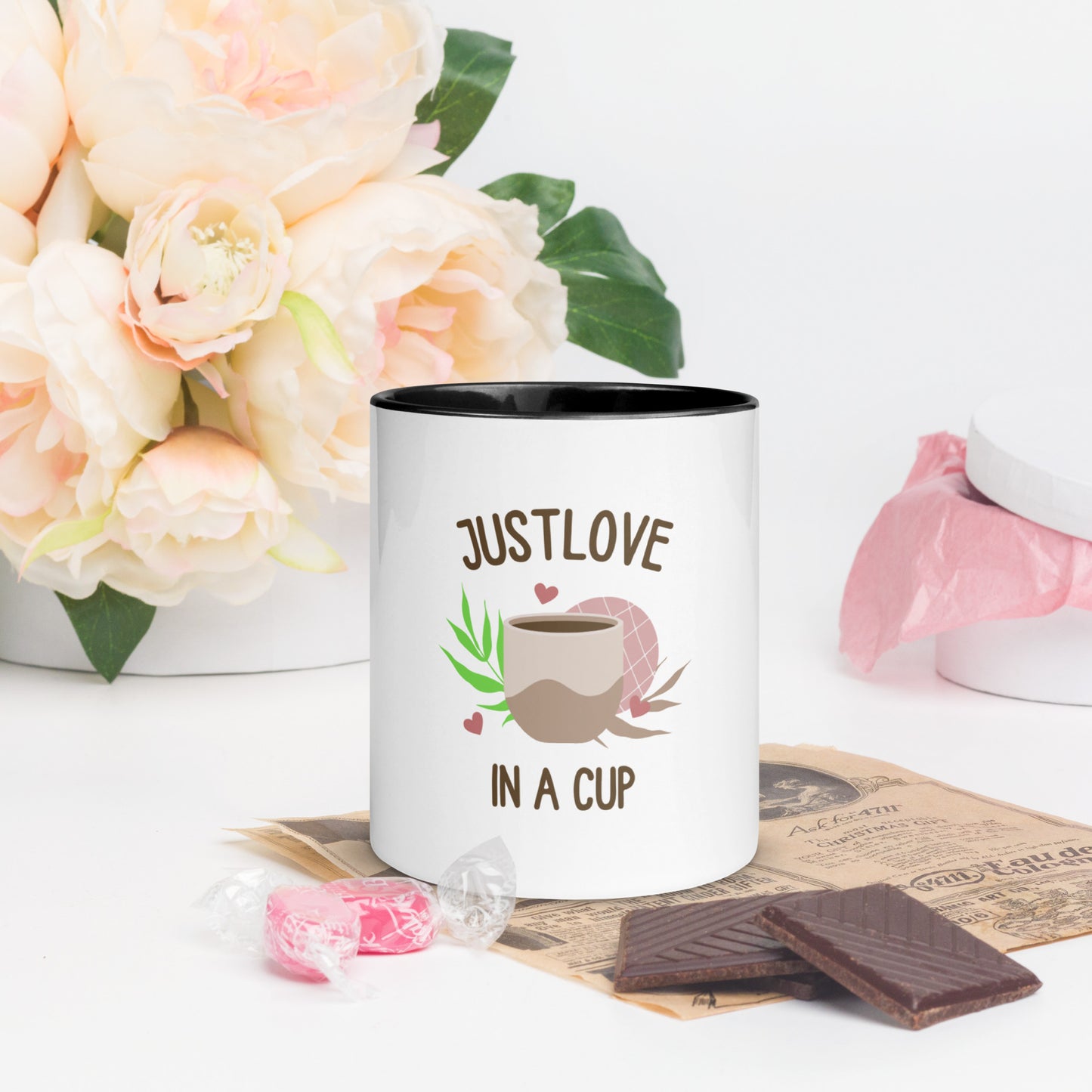 "Justlove in a Cup" Mug
