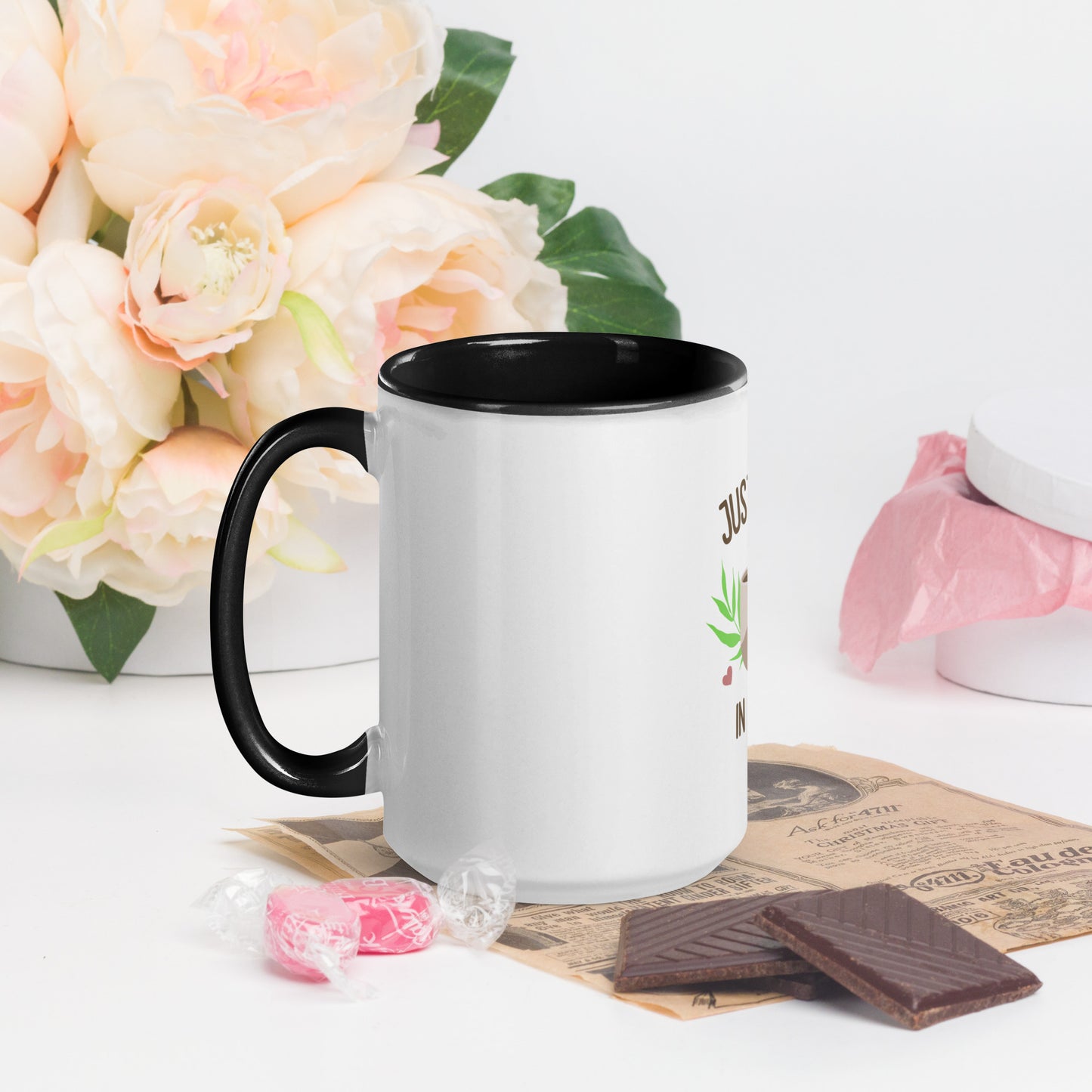 "Justlove in a Cup" Mug