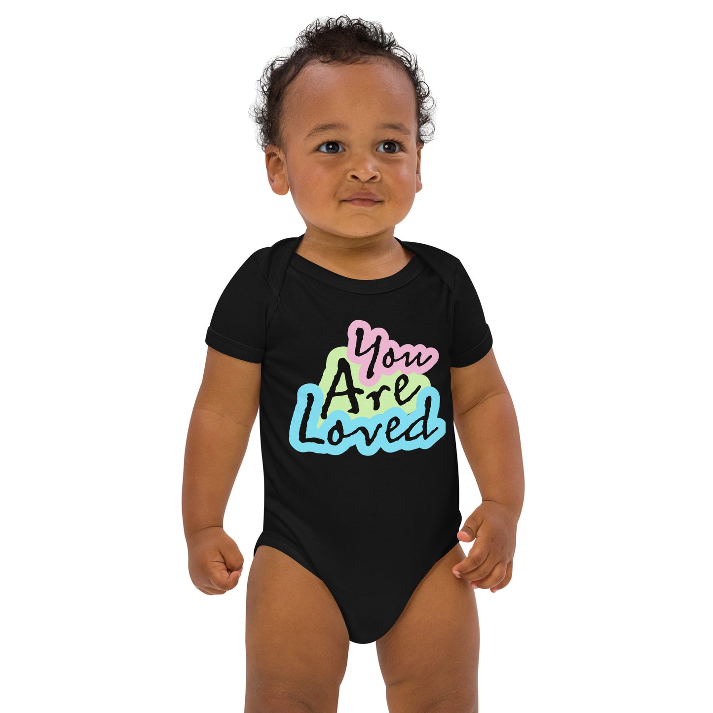 Organic cotton "You Are Loved" Onesie