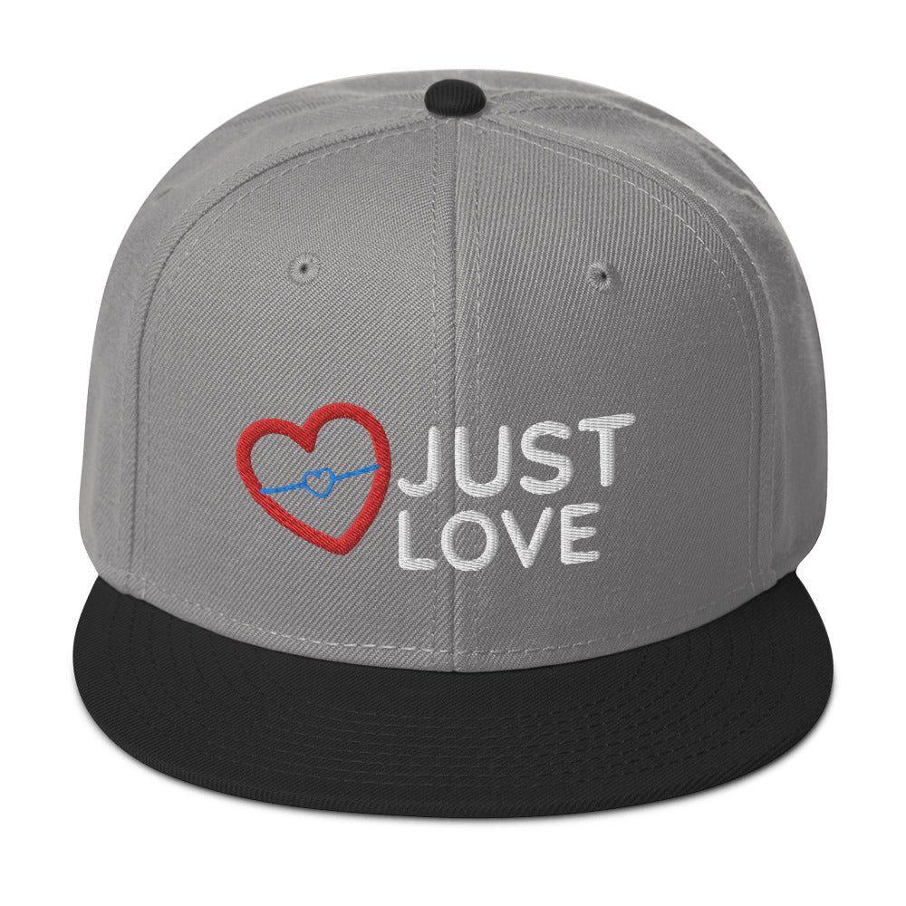 JUSTLOVE Black Otto Snapback Hat