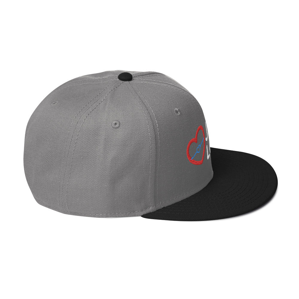 JUSTLOVE Black Otto Snapback Hat
