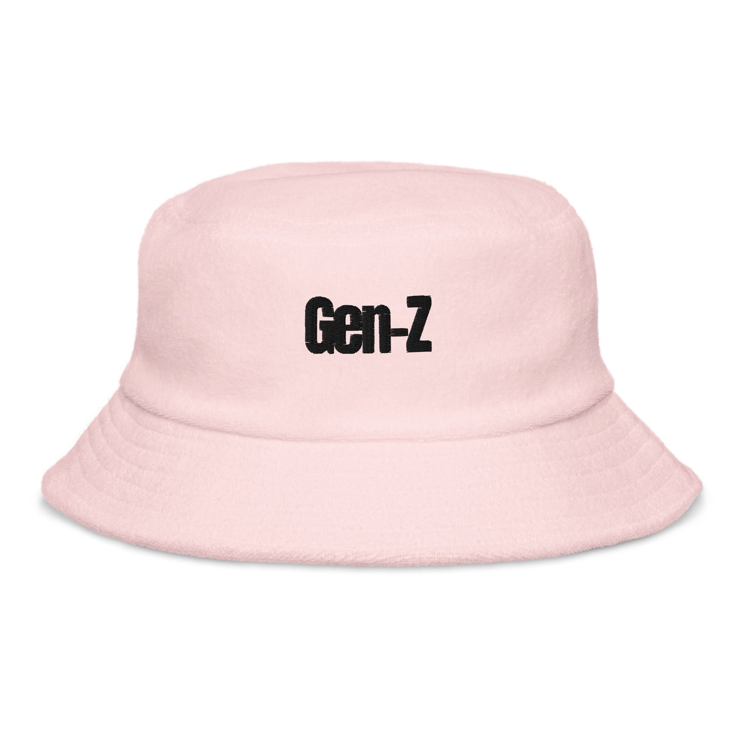 "Gen Z" Terry cloth bucket hat